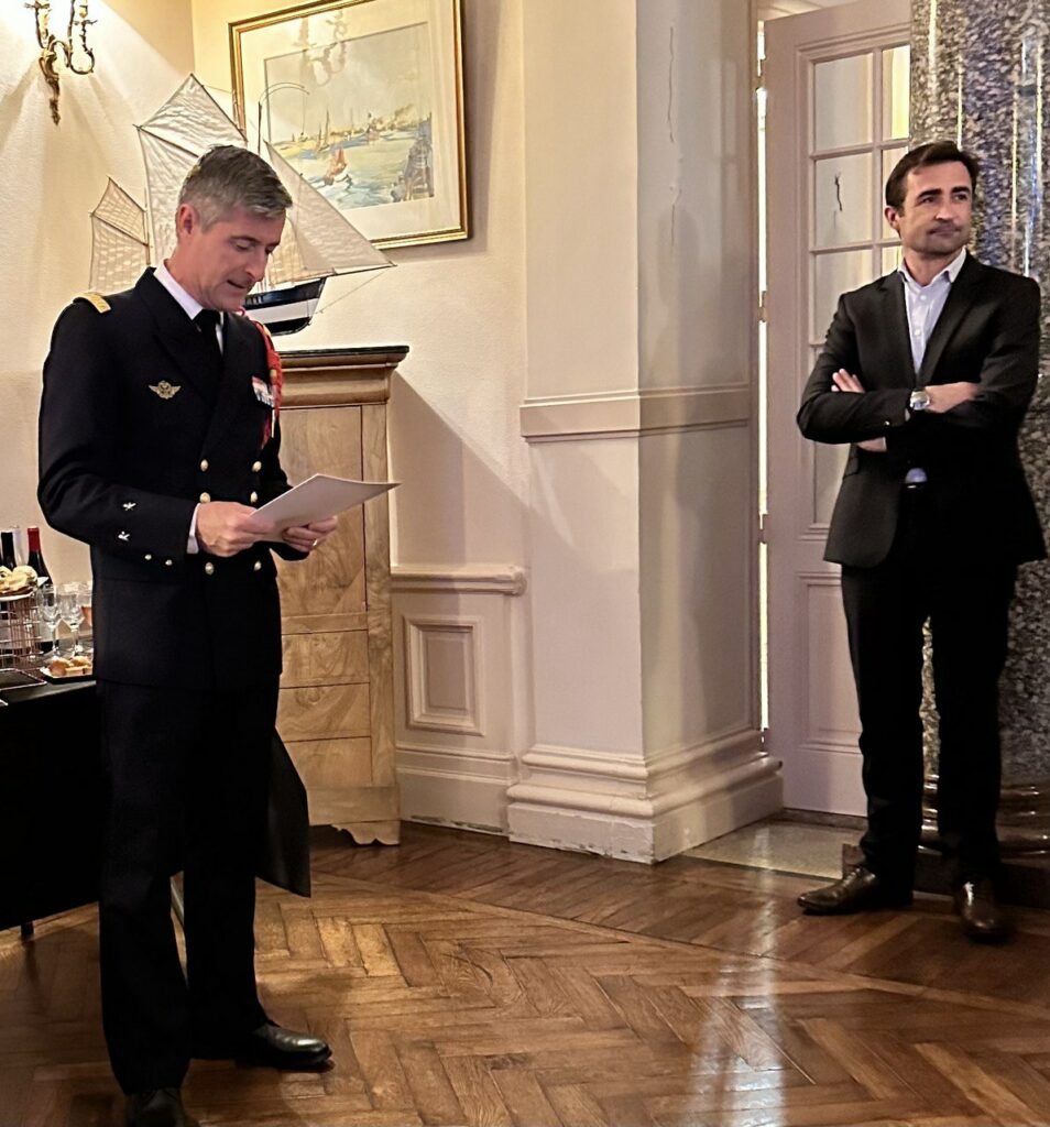 Vœux de l'amiral commandant la Force des Fusiliers marins et commandos ...